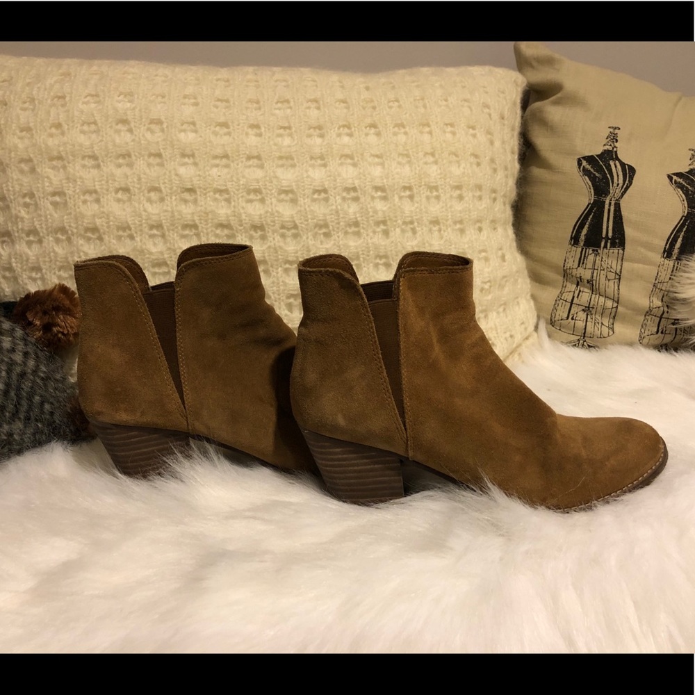 Suede ankle boots